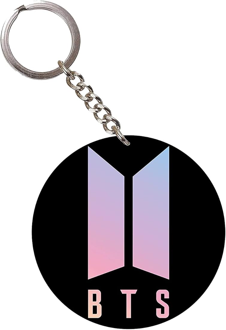 Photolab BTS Army Logo round Shape Key-Chain 1 : Amazon.in: Bags